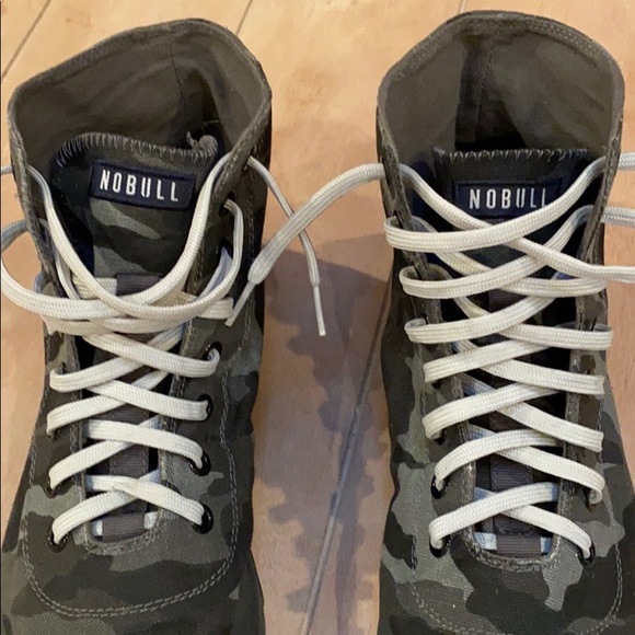 NOBULL Training Shoes 11 RARE New Camo Canvas High - Picture 5 of 10